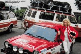 Oda i jej zwycięska Toyota Starlet przyczyniła się do rynkowego sukcesu tego modelu w Europie 1978